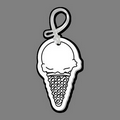1 Scoop of Ice Cream With Cone - Luggage Tag